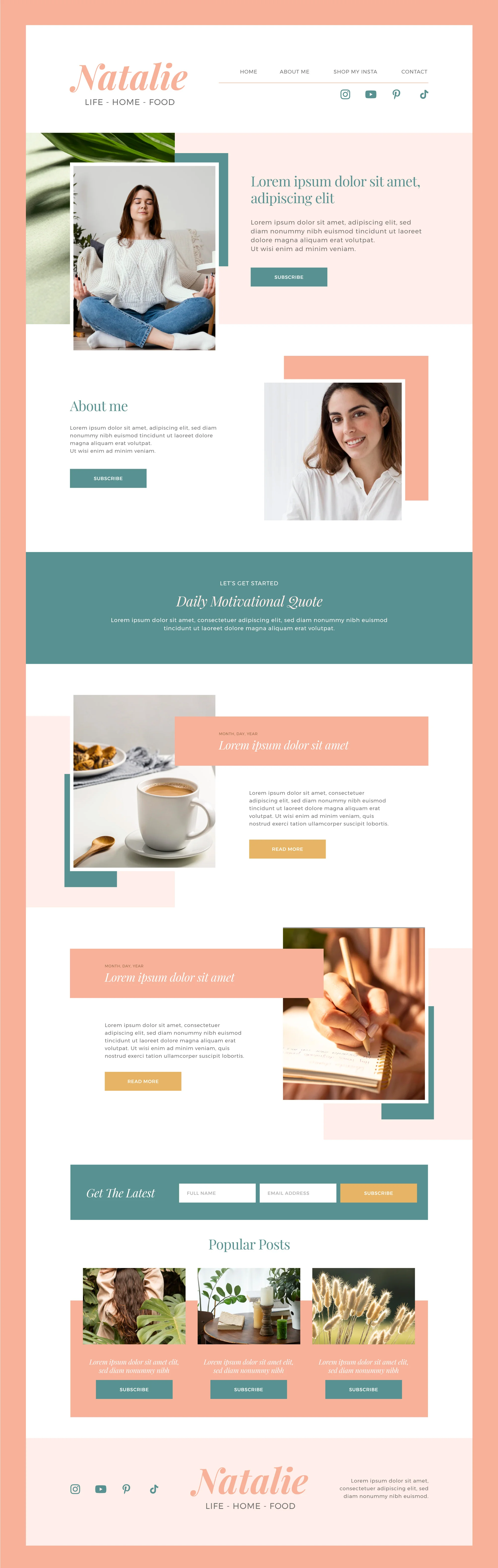 Aperçu site one-page 2